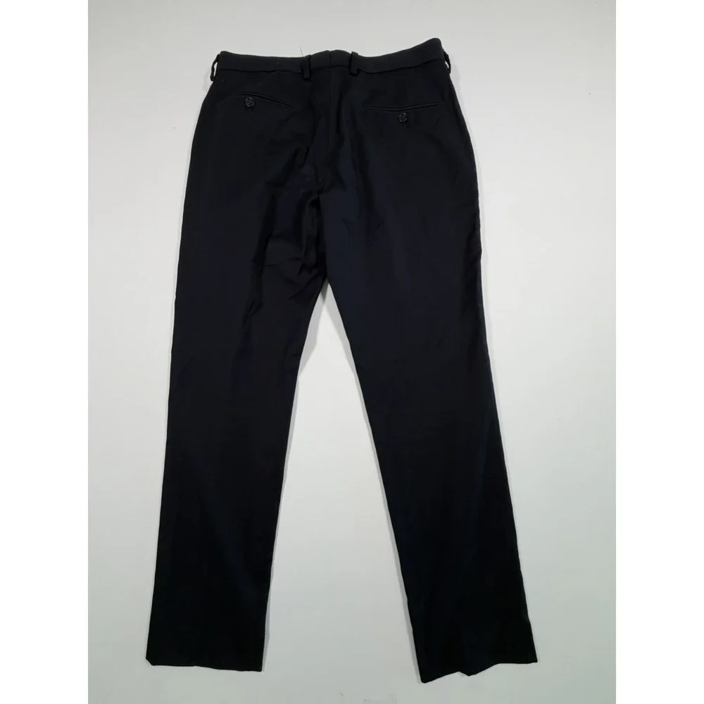 J Crew Ludlow Pants Men's 31x30 Wool Blend Slim Four Season Wool Navy Blue
